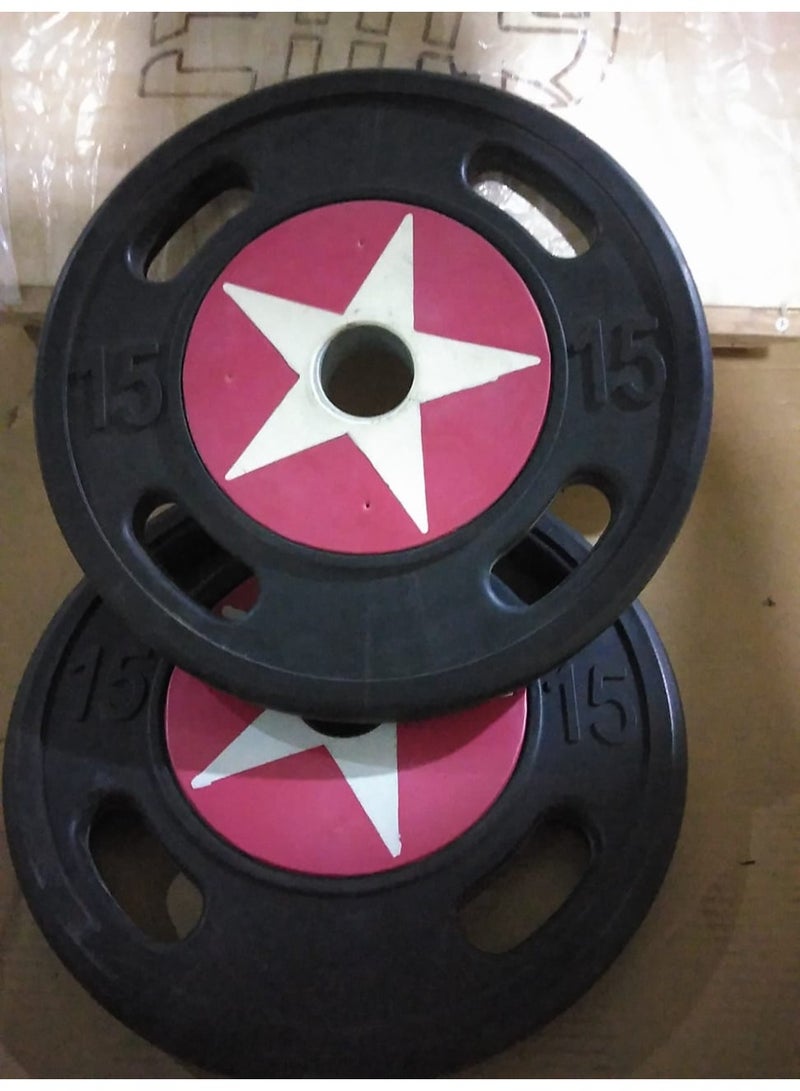 طارات أمريكا أسود وزن 15 كجم(فتحة 51 مم/2قطعة) - Image 4